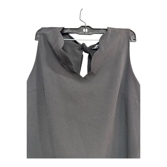 Aqua scallop neckline little Black Dress size XS new with tag date night ready - Picture 2 of 6